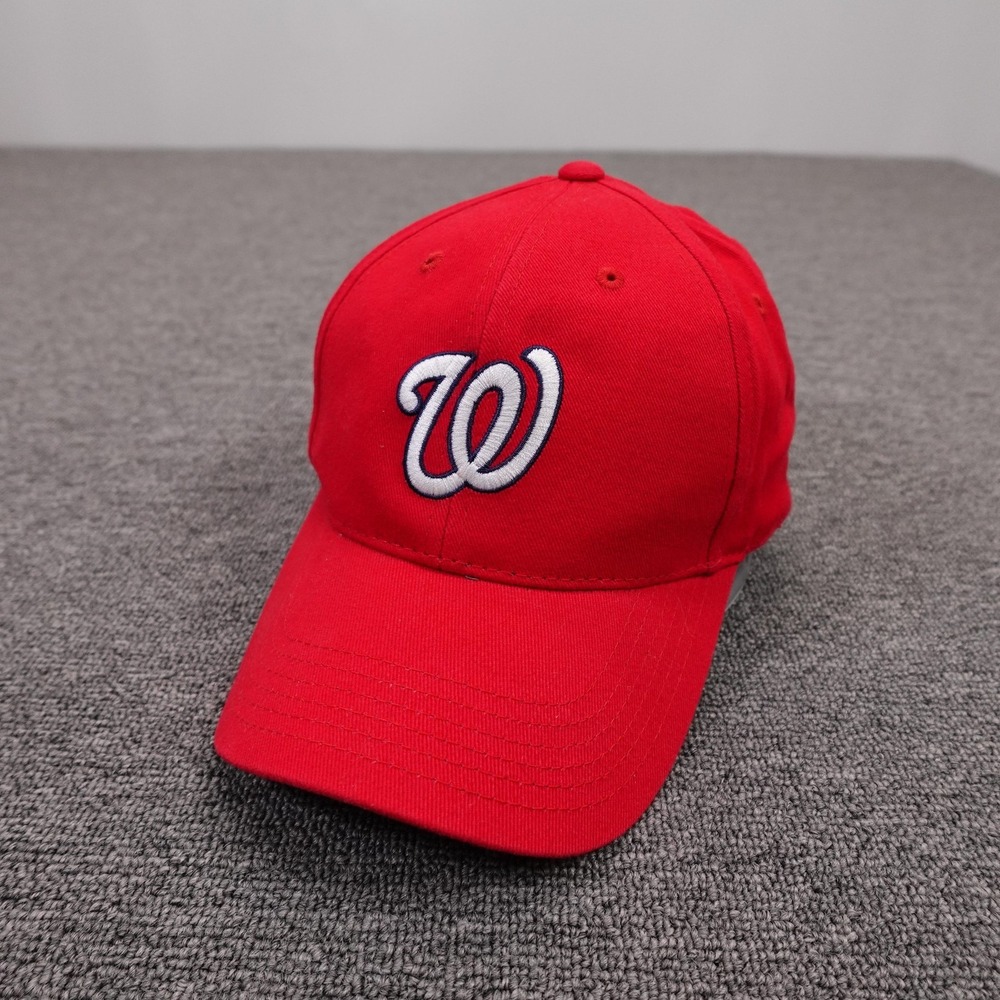 Washington Nationals Hat Cap Strap Back One Size Red MLB Genuine Merchandise